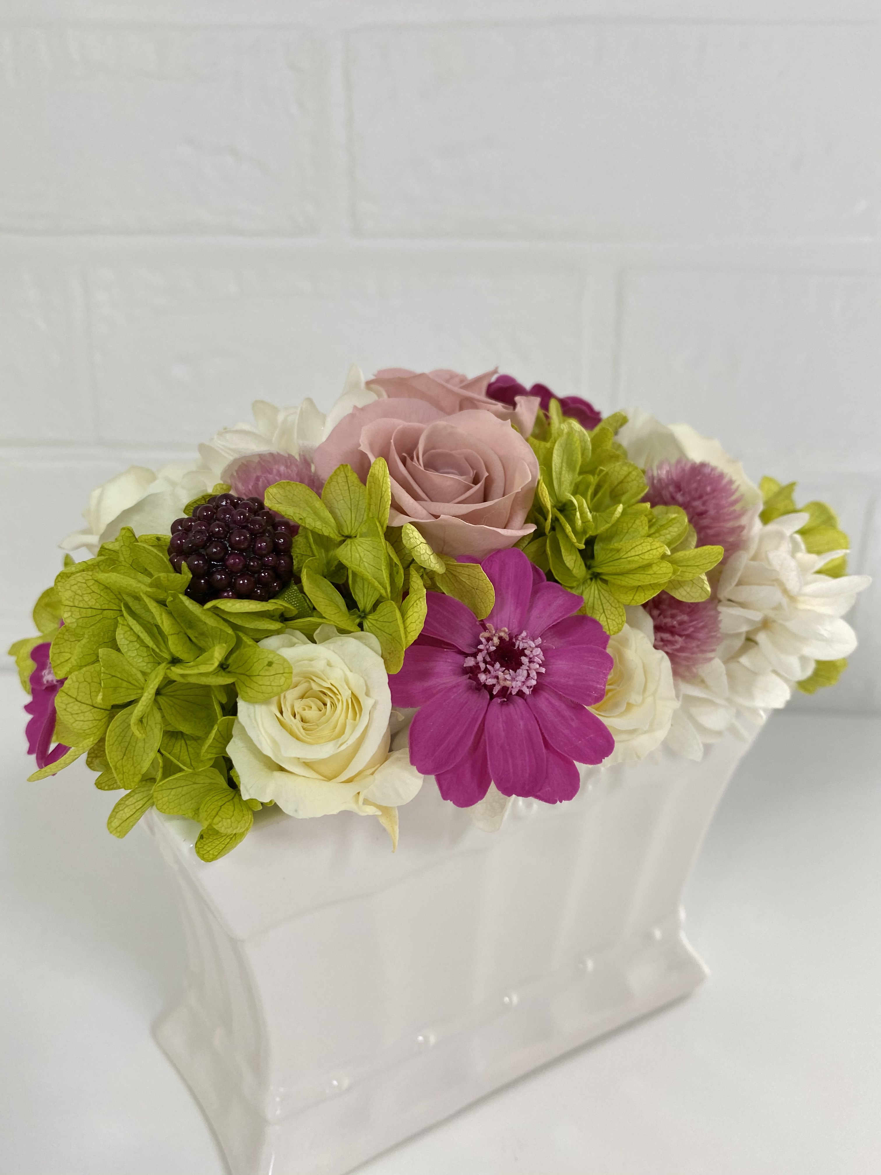 プリザーブドフラワーアレンジ