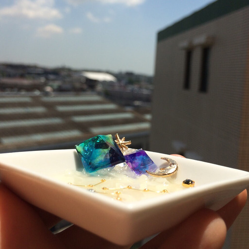 蓄光 宝石と星座たち 小物入れ その他インテリア雑貨 tukuruno39 通販 