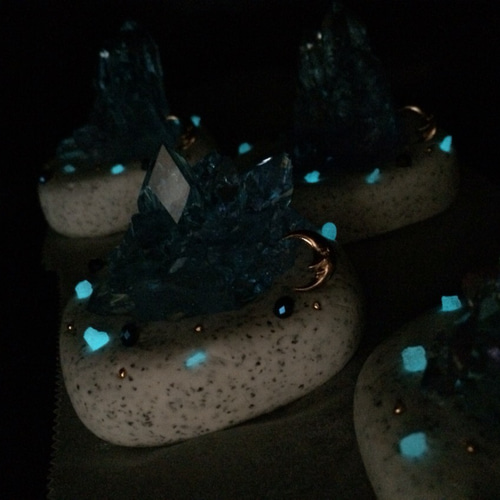 蓄光 鉱石オブジェ その他インテリア雑貨 tukuruno39 通販 2099553