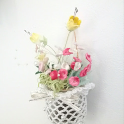 染め布花＊可愛い小花のプチ装飾～♪　 6枚目の画像