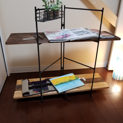 DIY好きさん仕様 アイアンラダー 畳めて持ち運びらくらく 鉄脚