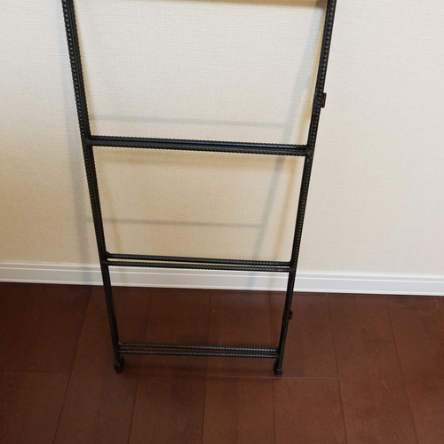 DIY好きさん仕様 アイアンラダー 畳めて持ち運びらくらく 鉄脚