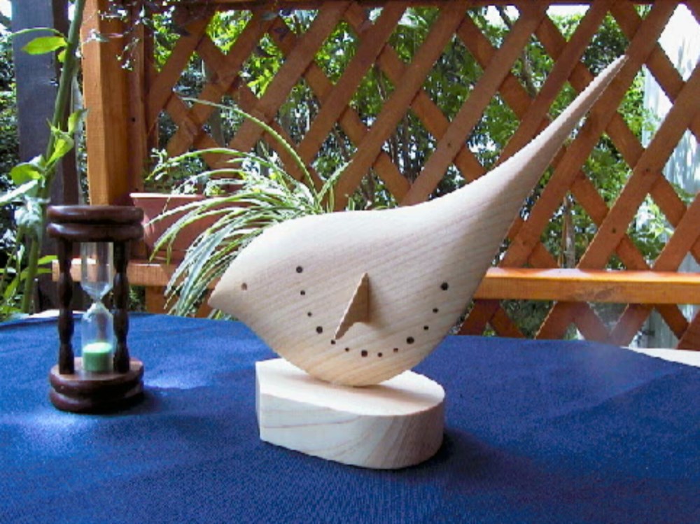 【限定値下げ3000円引き】北欧風　立体的な森の鳥や花柄木製掛け時計　静音タイプ