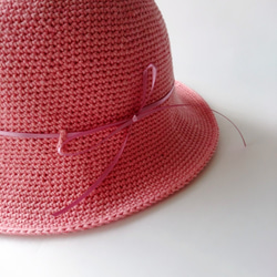 サテンリボンの帽子（クローシュ） 9枚目の画像