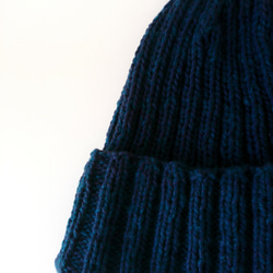 [定制訂單]針織表帽（海軍藍） 第9張的照片