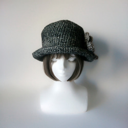 [按訂單生產]漂亮的複古現代帽子（黑色，混色） 第1張的照片