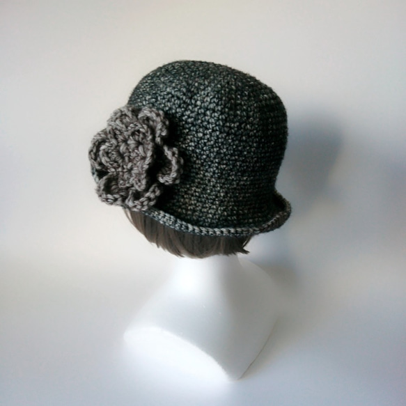 [按訂單生產]漂亮的複古現代帽子（黑色，混色） 第3張的照片