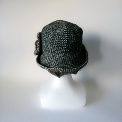 [按訂單生產]漂亮的複古現代帽子（黑色，混色） 第5張的照片