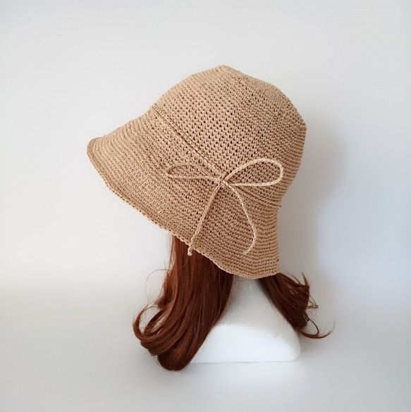 【受注制作】リボンとコードが付け替えられて、お好きなリボンに変えられる麦わら帽子（グリーン）        Ω 人気・おすすめ｜使いやすい・旅行におすすめ 品質保証 全国発送 在庫限り