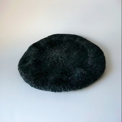 【訂做】寬鬆貝雷帽（深灰色） 第5張的照片
