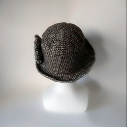 漂亮的複古現代帽子（棕色/混色） 第4張的照片