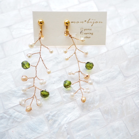 mini KASUMI earring/pierce(GOLD) 3枚目の画像