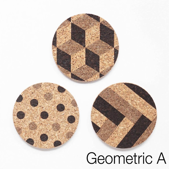 COASTER SET Geometric A 2枚目の画像