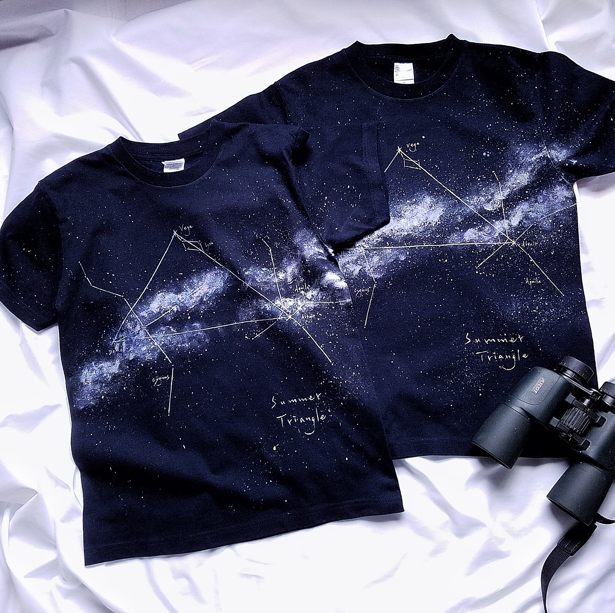 手描き  受注製作 わたしの星座図鑑Tシャツ  men's
