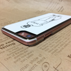 オシャレおじさん iPhone7ケース 2枚目の画像