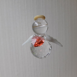白い羽の天使／サンキャッチャー 2枚目の画像