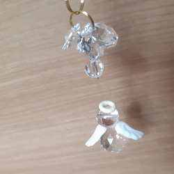 白い羽の天使／サンキャッチャー 8枚目の画像