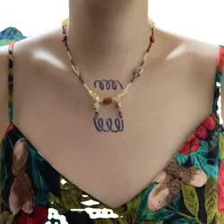 "se to N" 3way necklace ／ ビーズネックレス　ビーズアクセサリー　ブレスレット　韓国アクセ 3枚目の画像