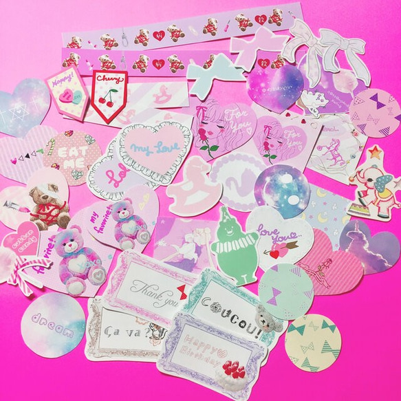 可愛いい❤️❤️人物マステフレークシール( ⸝⸝•ᴗ•⸝⸝ )151 【公式