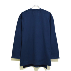 Long sleeves 9分袖 navy 2枚目の画像