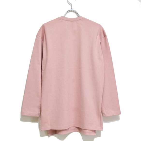 Long sleeves 9分袖 moss pink 2枚目の画像