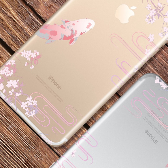 鯉 - 和風 iPhone 透明・クリアケース 4枚目の画像