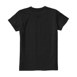 【限定販売】和風 Tシャツ - ハート/レディース/黒/浪漫（ろうまん） 2枚目の画像