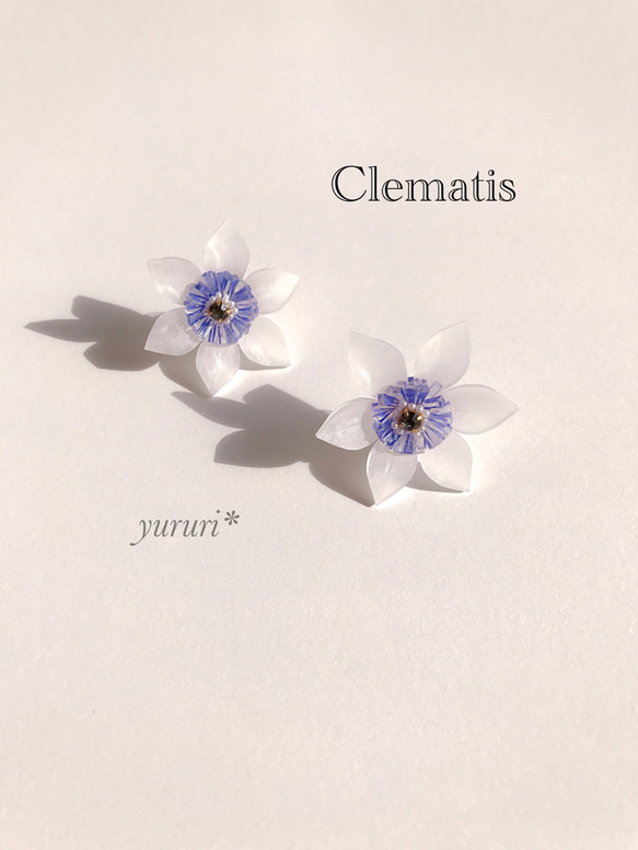 【Clematis】＊ピアス 2枚目の画像