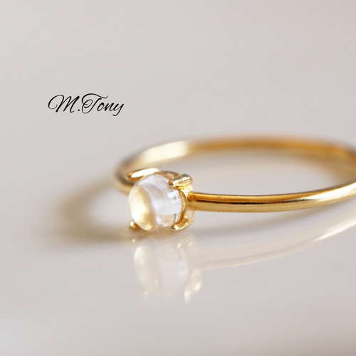 天然石　ホワイトトパーズ　リング指輪 大粒 7ct 天然石ホワイトトパーズ リング 13号 | La Melodia