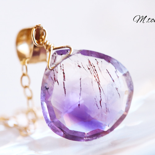 貴重】巨大アメジストエレスチャル原石 2.45kg！！