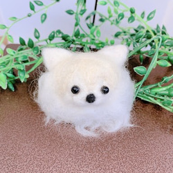 羊毛フェルト　ポメラニアン 羊毛フェルト ポメラニアン 犬 ミニチュア インテリア 羊毛