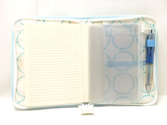 B6サイズの手帳・ブックカバー「猫の郵便屋さん」 4枚目の画像