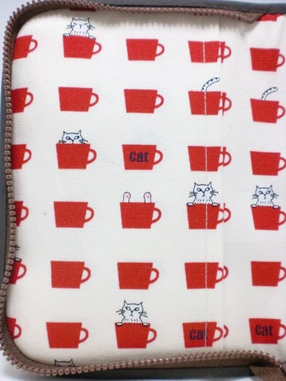 文庫本サイズの手帳・ブックカバー「喫茶店と猫」 3枚目の画像