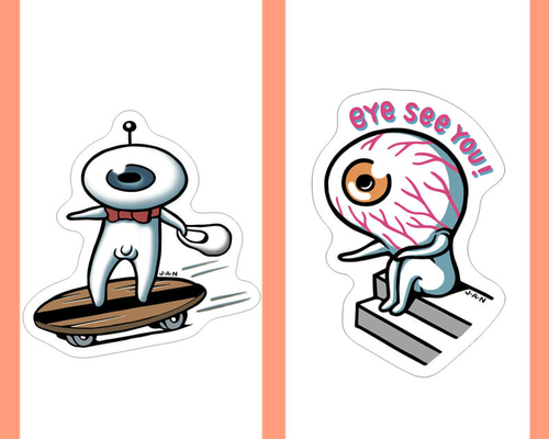 GOODENOUGH スケートボード ステッカーセット スケーター & eye see