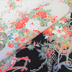 ❤️落ち着いた花文様　正絹縮緬小紋　超美品　新品畳紙付き 0_518f7a1ddaf825235dc7dab02363