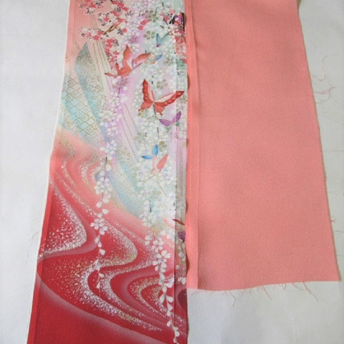 最新入荷】 ☆丹後ちりめん☆縮緬☆反物☆菊づくし☆金彩☆銀彩