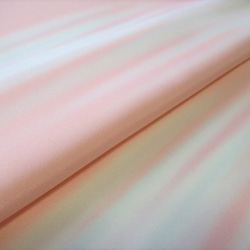 淡い朱色ぼかし 霞模様 ラベンダー染め 正絹 丹後ちりめん 襦袢地