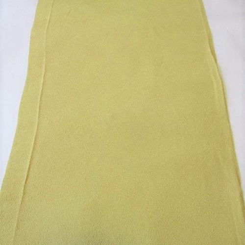からし色 京友禅 色無地 正絹 縮緬地 丹後ちりめん【50cm×36cm