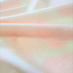 粉紅色迷離 雲朵菊花圖案 純絲紋飾設計 Tango Chirimen Jyuban 面料 [100 厘米 x 35 厘米] 從全 第4張的照片