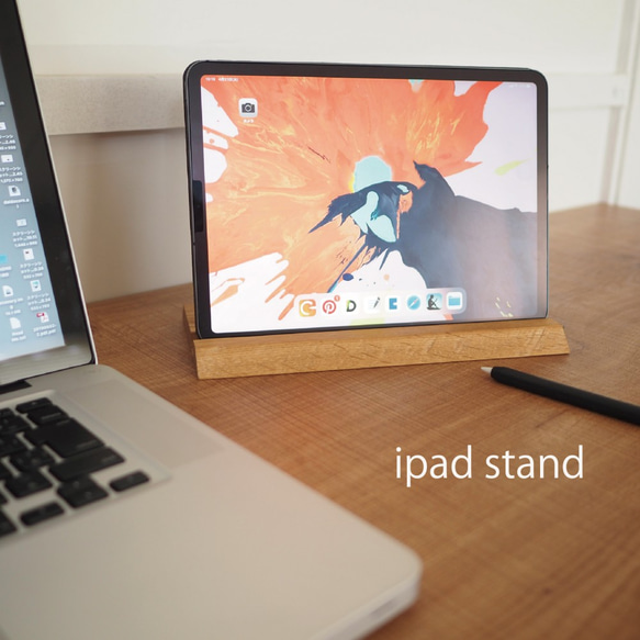 ぴったりサイズで作るipadスタンド  タブレットスタンド 2枚目の画像