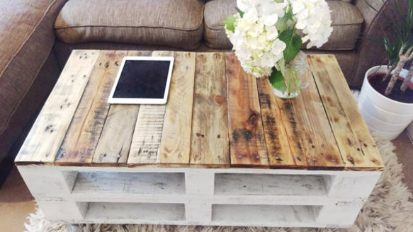 受注製作・オーダーメイド可】T07 パレットテーブル リビング ロー