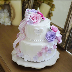 シンデレラクレイケーキ ウェルカムボード juju clay cake 通販