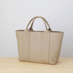 【受注製作】bag in bag 付き帆布トートＬ（ベージュ） 3枚目の画像