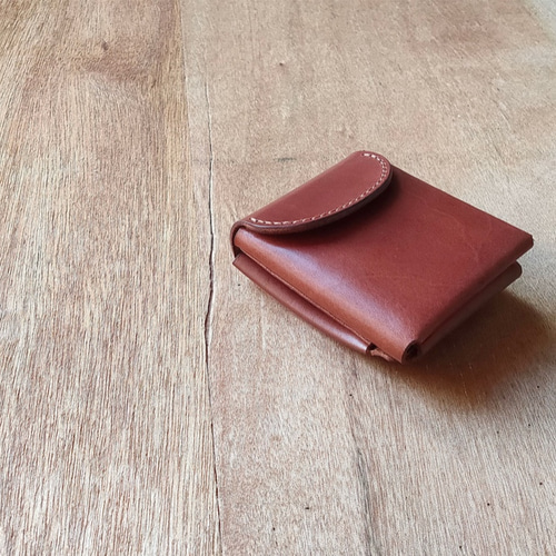 AGILITY 二つ折り財布 ギャルソンウォレット ミニ　レッド ネオギャルソンショート』(全5色)ジーンズ(栃木レザー)/ガバッと