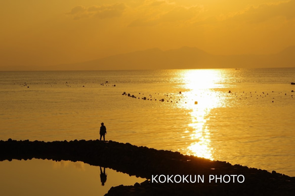 有明海の朝の風景「ポストカード５枚セット」 5枚目の画像