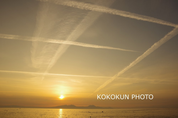 有明海の朝の風景2「ポストカード５枚セット」 2枚目の画像