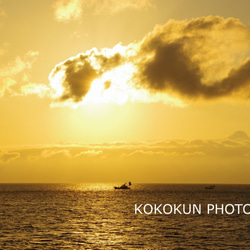 有明海の朝の風景2「ポストカード５枚セット」 5枚目の画像