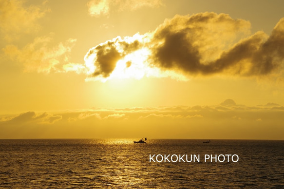 有明海の朝の風景2「ポストカード５枚セット」 5枚目の画像