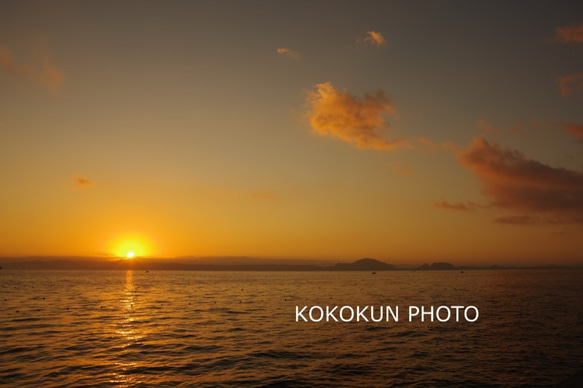 有明海の朝の風景3「ポストカード５枚セット」 2枚目の画像