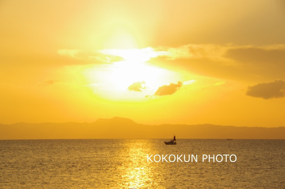 有明海の朝の風景3「ポストカード５枚セット」 3枚目の画像